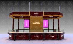 西元广场化妆品展柜TD-1213