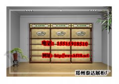 老北京布鞋展柜效果图