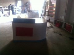 新乡延津县收银台效果图及制作完成