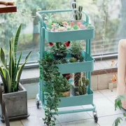 阳台手推小货架