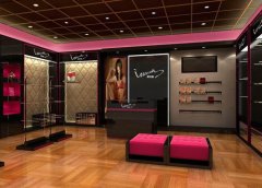 帝湖服装店内衣店展示柜