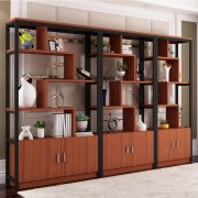 铁木结合柜适合办公室接待