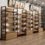 铁木结合柜甜点蛋糕店