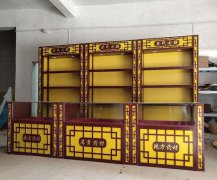 郑州金水中草药展柜