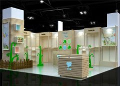 光山儿童服装专卖店展柜