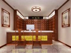 三门峡医馆中药柜全屋定制