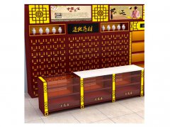 焦作养生馆药材展柜