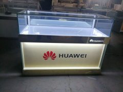 金色华为手机展柜